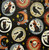 Halloween Spook Buttons Cocktail Napkin, Decoupage