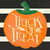 Trick or Treat Pumpkin Halloween Cocktail Napkin
