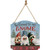 Welcome Gnome Metal Holiday Sign