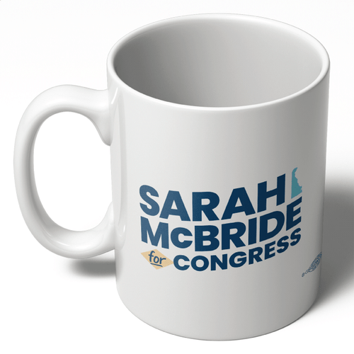 Sarah McBride - Stacked Logo (11oz. Coffee Mug)