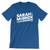 Sarah McBride - Stacked Logo (Unisex Royal Blue Tee)
