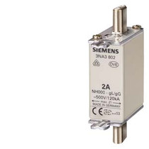 Siemens 3NA3803 LV HRC fuse NH000 10A gG 500Vac/250Vdc