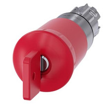 Siemens 3SU1050-1HQ20-0AA0-ZX90 EM. STOP MUSHROOM PUSHBUTTON, 40MM, RED