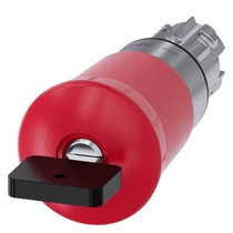 Siemens 3SU1050-1HV20-0AA0-ZX90 EM. STOP MUSHROOM PUSHBUTTON, 40MM, RED