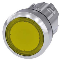 Siemens 3SU1051-0AA30-0AA0 Illuminated pushbutton, yellow
