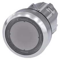 Siemens 3SU1051-0AB70-0AA0-ZX90 ILLUMINATED PUSHBUTTON, CLEAR