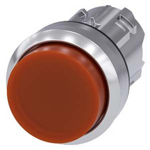 Siemens 3SU1051-0BB00-0AA0-ZY15 ILLUMINATED PUSHBUTTON, AMBER