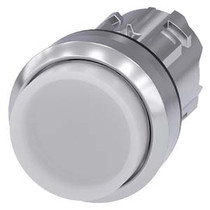 Siemens 3SU1051-0BB60-0AA0-ZY12 ILLUMINATED PUSHBUTTON, WHITE