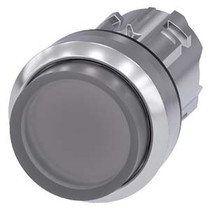 Siemens 3SU1051-0BB70-0AA0-ZY10 ILLUMINATED PUSHBUTTON, CLEAR