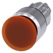 Siemens 3SU1051-1AA00-0AA0-ZY13 ILLUM. MUSHROOM PUSHBUTTON, 30MM, AMBER