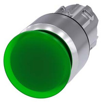 Siemens 3SU1051-1AA40-0AA0-ZY10 ILLUM. MUSHROOM PUSHBUTTON, 30MM, GREEN