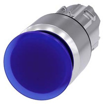 Siemens 3SU1051-1AA50-0AA0-ZY13 ILLUM. MUSHROOM PUSHBUTTON, 30MM, BLUE