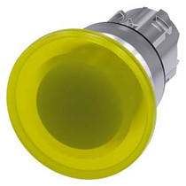 Siemens 3SU1051-1BD30-0AA0-ZY10 ILLUM. MUSHROOM PUSHBUTTON, 40MM, YELLOW