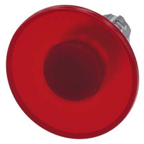 Siemens 3SU1051-1CA20-0AA0-ZY11 ILLUM. MUSHROOM PUSHBUTTON, 60MM, RED