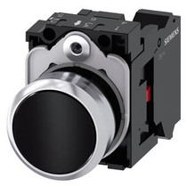 Siemens 3SU1150-0AB10-3CA0-ZX90 PUSHBUTTON, BLACK