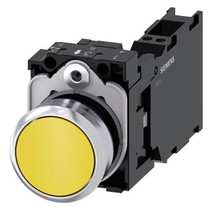 Siemens 3SU1150-0AB30-3FA0-ZY13 PUSHBUTTON, YELLOW