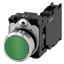 Siemens 3SU1150-0AB40-3FA0-ZY11 PUSHBUTTON, GREEN