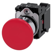 Siemens 3SU1150-1BA20-3CA0 Mushroom pushbutton, 40mm, red