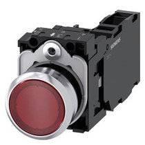 Siemens 3SU1152-0AB20-1FA0-ZY13 ILLUMINATED PUSHBUTTON, RED