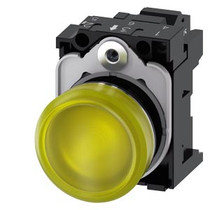 Siemens 3SU1153-6AA30-3AA0-ZY11 INDICATOR LIGHT, YELLOW