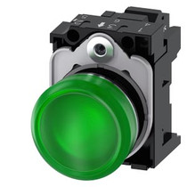 Siemens 3SU1153-6AA40-3AA0-ZX90 INDICATOR LIGHT, GREEN
