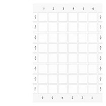 Siemens 3SU1900-0BL61-0AA0 Labeling plates for printing