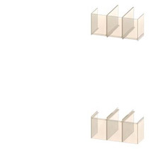 Siemens 3VA9871-0WP30 Terminal cover long 3 pole 1 pc.