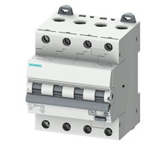 Siemens 5SU1346-7FP10 RCBO 4P 4MW 6kA Type A 30mA C10
