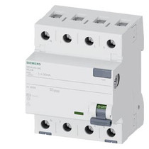 Siemens 5SV4344-0KL RCCB TYPE AC 40/4 30MA 4MW NL