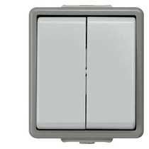 Siemens 5TA4708 DELTA FL.AP IP44,DOUBLE 2-WAY SWITCH