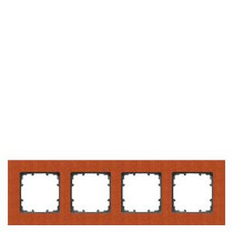 Siemens 5TG1104-2 MIRO FRAME 4-FOLD WOOD RED MAPLE