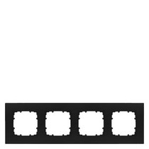 Siemens 5TG1114-0SB MIRO RAHMEN 4-FACH BLACK SOFT