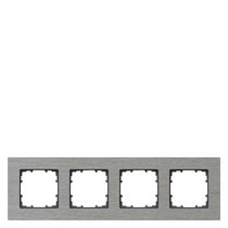 Siemens 5TG1124-0 MIRO FRAME 4-FOLD ALU UNPAINTED