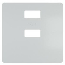 Siemens 5TG2578-0AM Cover double USB Charger Alum. Metallic