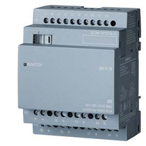 Siemens 6ED1055-1CB10-0BA2 LOGO! DM16 24 Exp. mod., 4 MW, 8DI/8DO