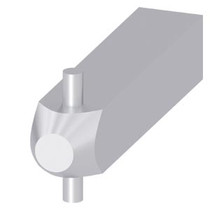 Siemens 8UD1900-3WD00 Door_mount._RHO_-_Shaft_stub_-_500mm