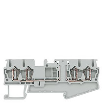 Siemens 8WH2004-6AF00 ISOL.TERM. 2.5MM2,4 POINTS,GRAY