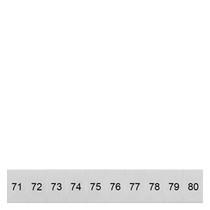 Siemens 8WH8120-3AB75 LABELS, LONGIT.,71-80, S. 6