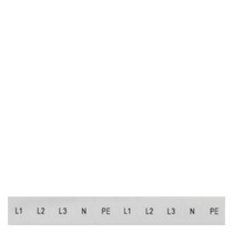 Siemens 8WH8120-4AA15 LABELS, L1,L2,L3,PE,N, S. 8