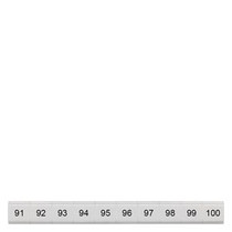 Siemens 8WH8121-3AC05 LABEL 91 - 100 SIZE ZBF6
