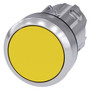 Siemens 3SU1050-0AA30-0AA0-ZY15 PUSHBUTTON, YELLOW