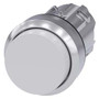 Siemens 3SU1050-0BB60-0AA0-ZX90 PUSHBUTTON, WHITE