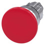 Siemens 3SU1050-1BD20-0AA0-ZY10 MUSHROOM PUSHBUTTON, 40MM, RED