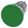 Siemens 3SU1050-1BD40-0AA0-ZY12 MUSHROOM PUSHBUTTON, 40MM, GREEN