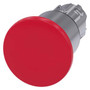 Siemens 3SU1050-1ED20-0AA0 Mushroom pushbutton, 40mm, red