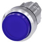 Siemens 3SU1051-0BB50-0AA0-ZY15 ILLUMINATED PUSHBUTTON, BLUE