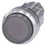 Siemens 3SU1051-0BB70-0AA0-ZY12 ILLUMINATED PUSHBUTTON, CLEAR