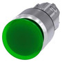Siemens 3SU1051-1AA40-0AA0-ZY10 ILLUM. MUSHROOM PUSHBUTTON, 30MM, GREEN