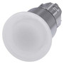 Siemens 3SU1051-1ED60-0AA0-ZX90 ILLUM. MUSHROOM PUSHBUTTON, 40MM, WHITE