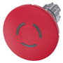 Siemens 3SU1051-1JB20-0AA0-ZY15 ILL. EM. STOP MUSHR. PUSHBUTTON,60MM,RED
